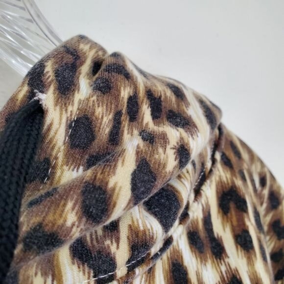 Washington DC custom cropped cheetah hoodie - Picture 3 of 15